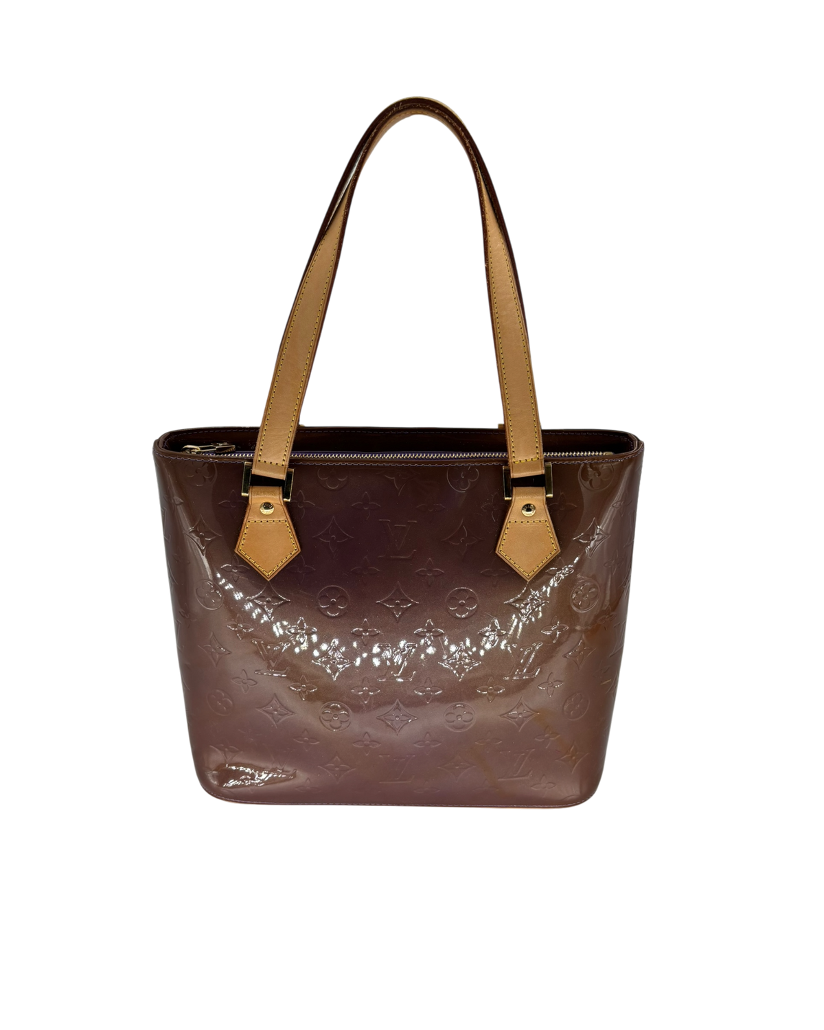 Louis Vuitton Sac à main Houston Cuir vernis