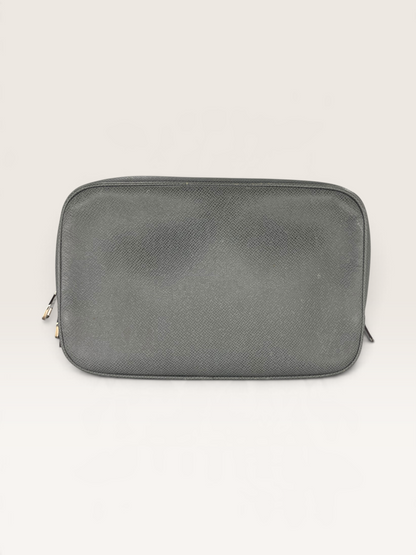 Louis Vuitton Pochette Cuir Tayga Toiletery
