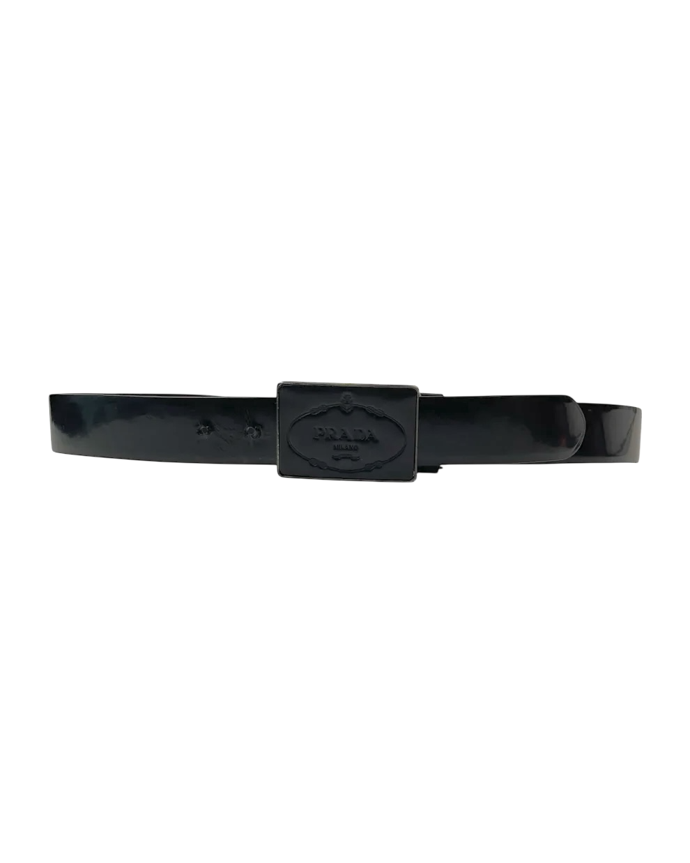 Prada ceinture cuir safiano