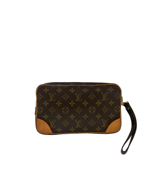 Louis Vuitton Pochette monogram marron