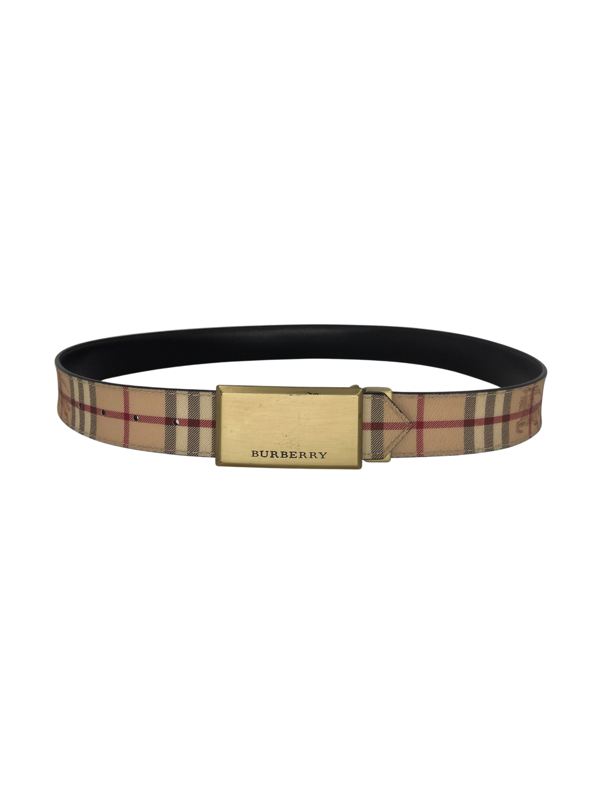 Burberry Ceinture Tartan Beige