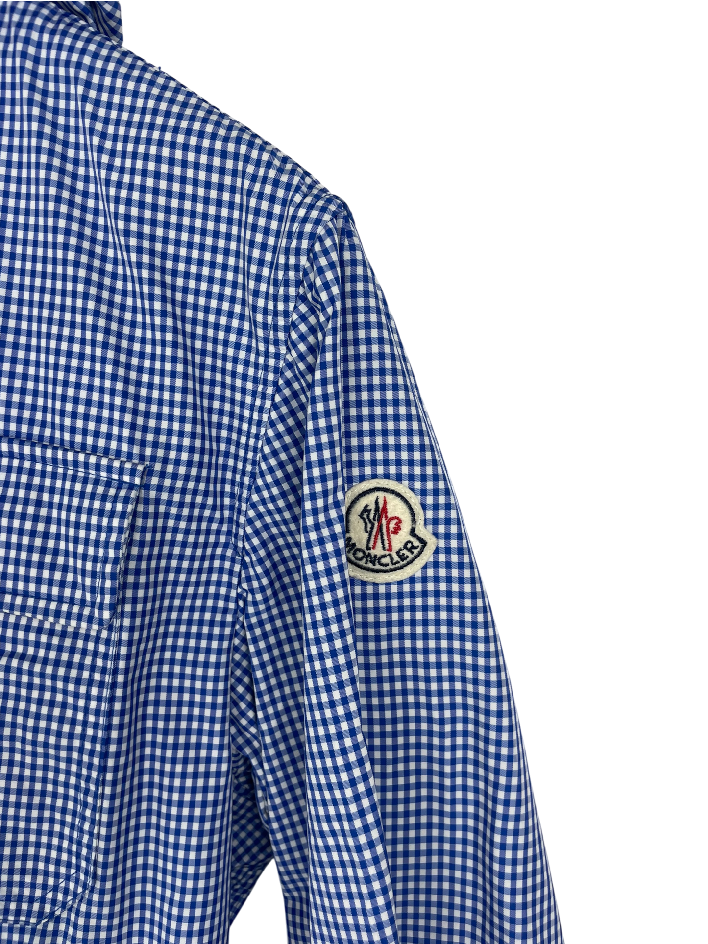 Moncler veste à carreaux