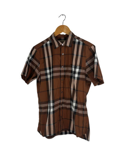 Burberry chemise à manches courtes