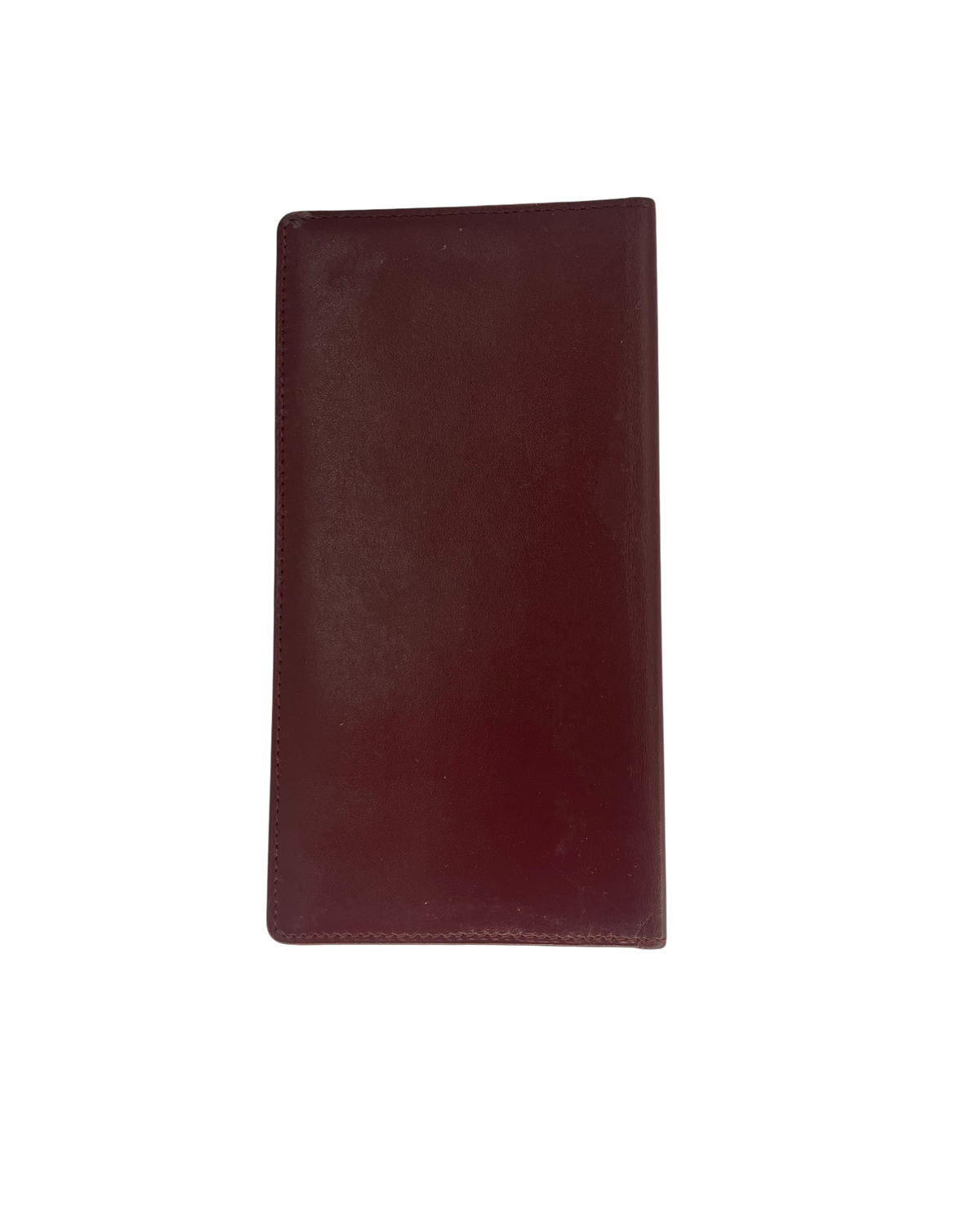 Cartier Portefeuille en cuir bordeaux