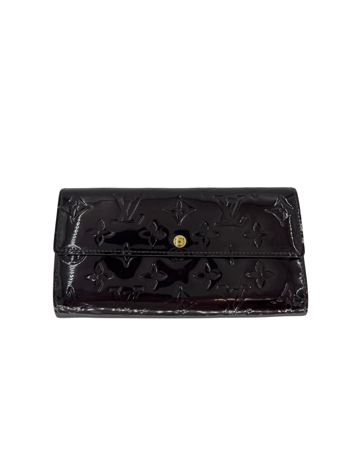 Louis Vuitton Portefeuille Sarah Cuir Vernis