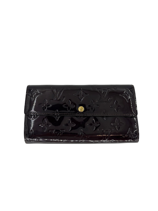 Louis Vuitton Portefeuille Sarah Cuir Vernis