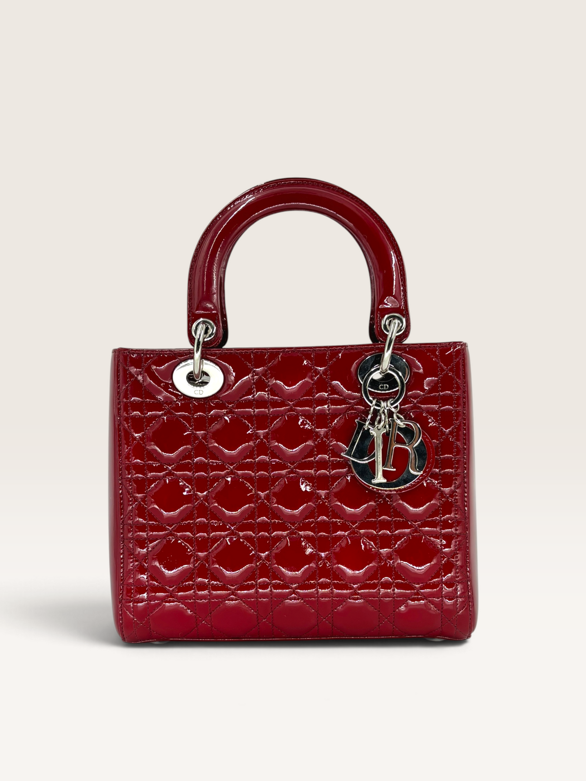 Dior Lady medium cuir vernis
