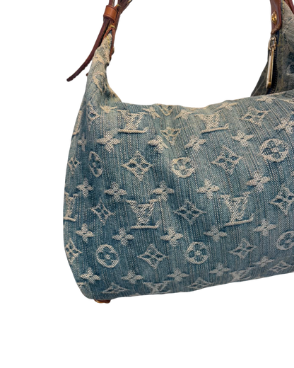 Louis Vuitton Sac porté épaule denim