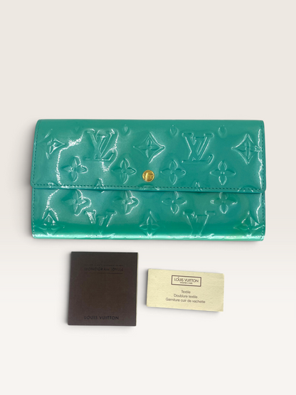 Louis Vuitton portefuille Sarah blue Lagon