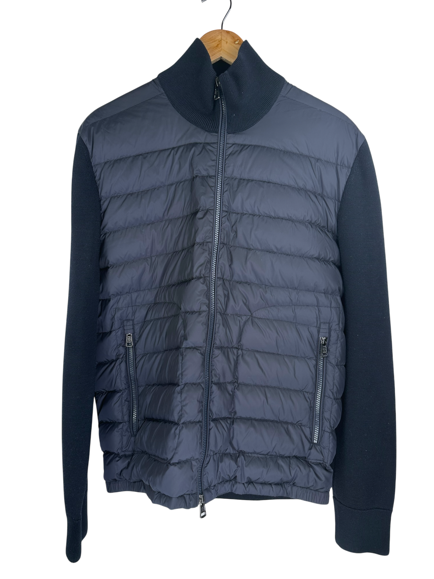Moncler cardigan bi-matière veste