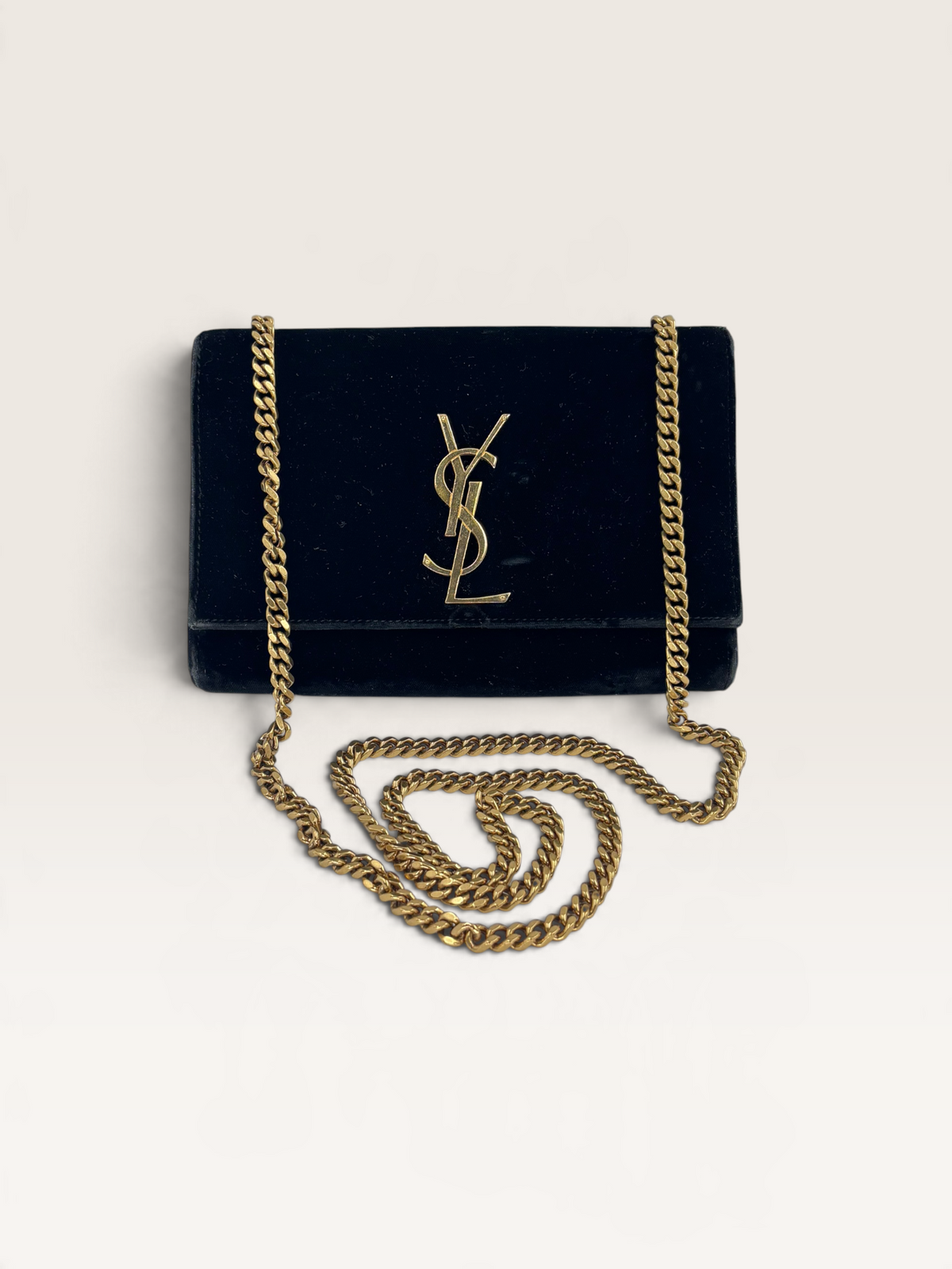 Saint Laurent sac Kate en velour
