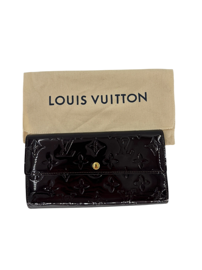 Louis Vuitton Portefeuille Sarah Cuir Vernis