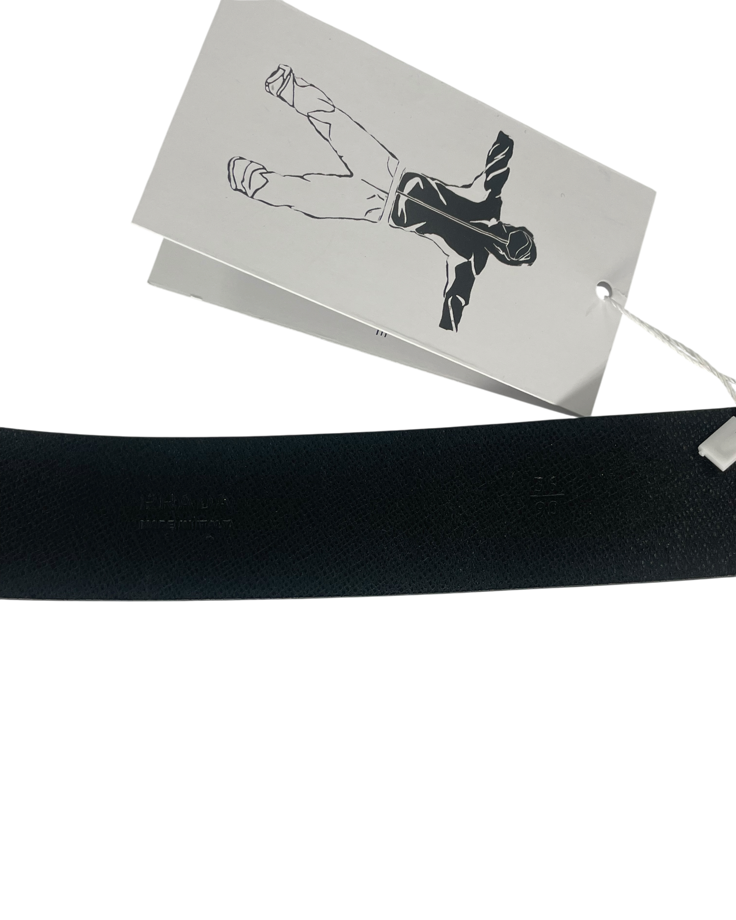 Prada ceinture en cuir