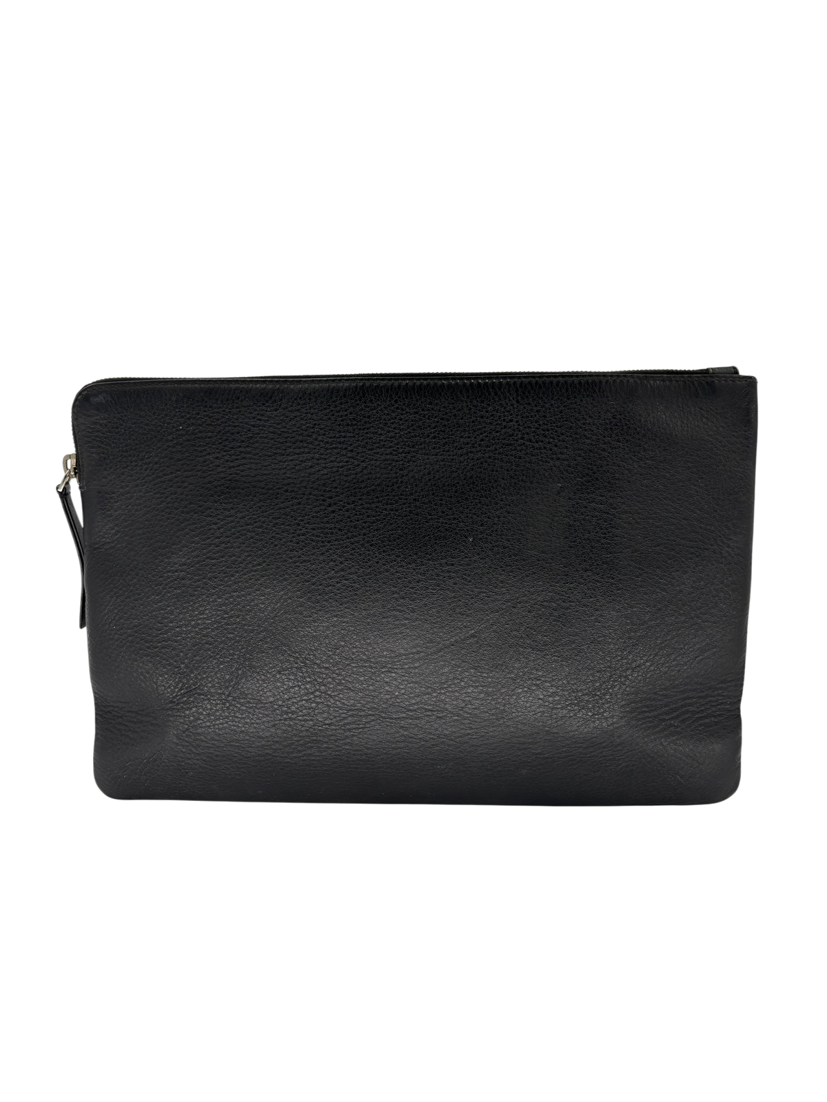 Balenciaga Pochette en Cuir Noir