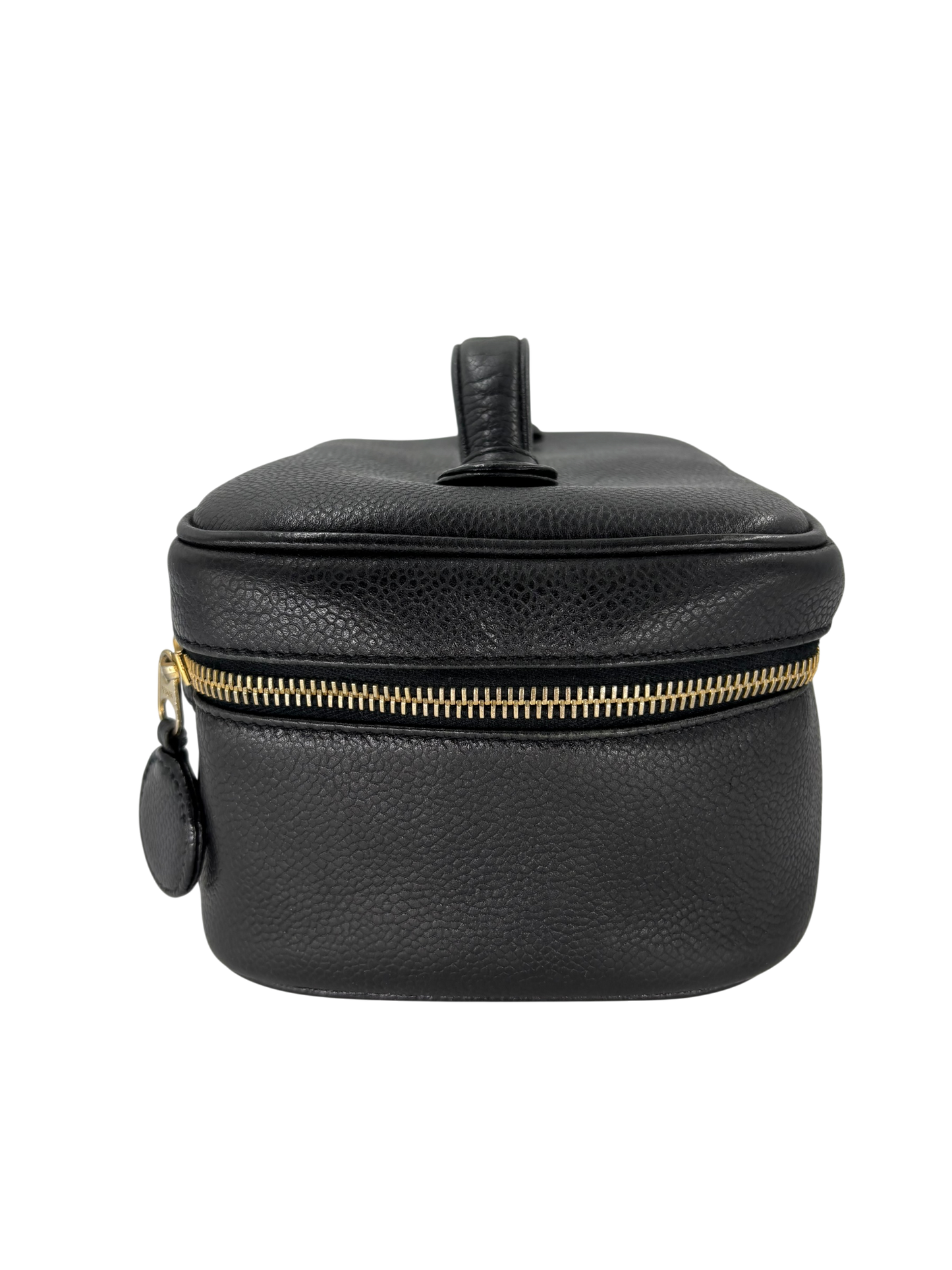 Chanel Vanity en cuir noir