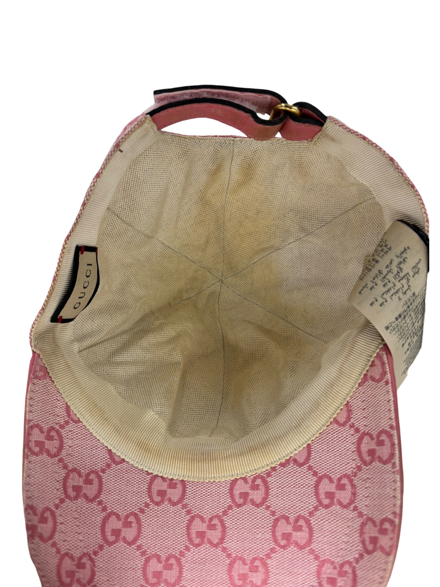 Gucci Casquette rose Toile GG