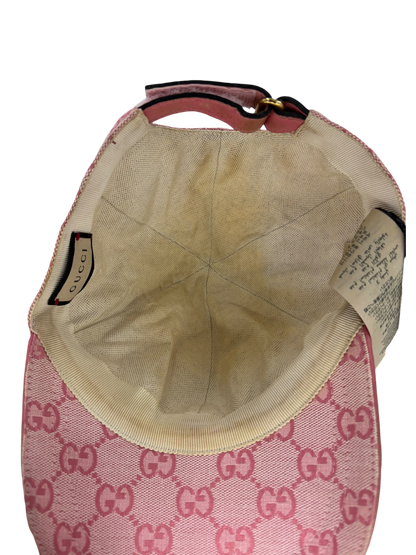 Gucci Casquette rose Toile GG