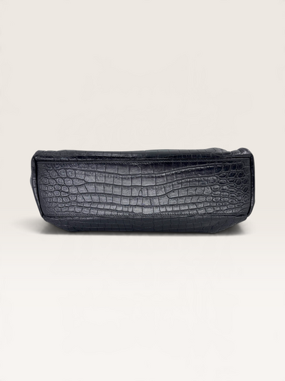 Saint Laurent croco Hollywood sac en cuir