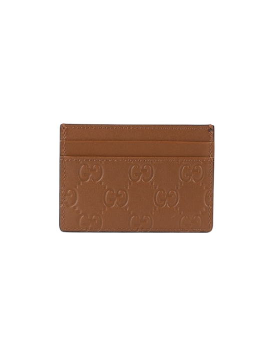 Gucci leather porte-cartes