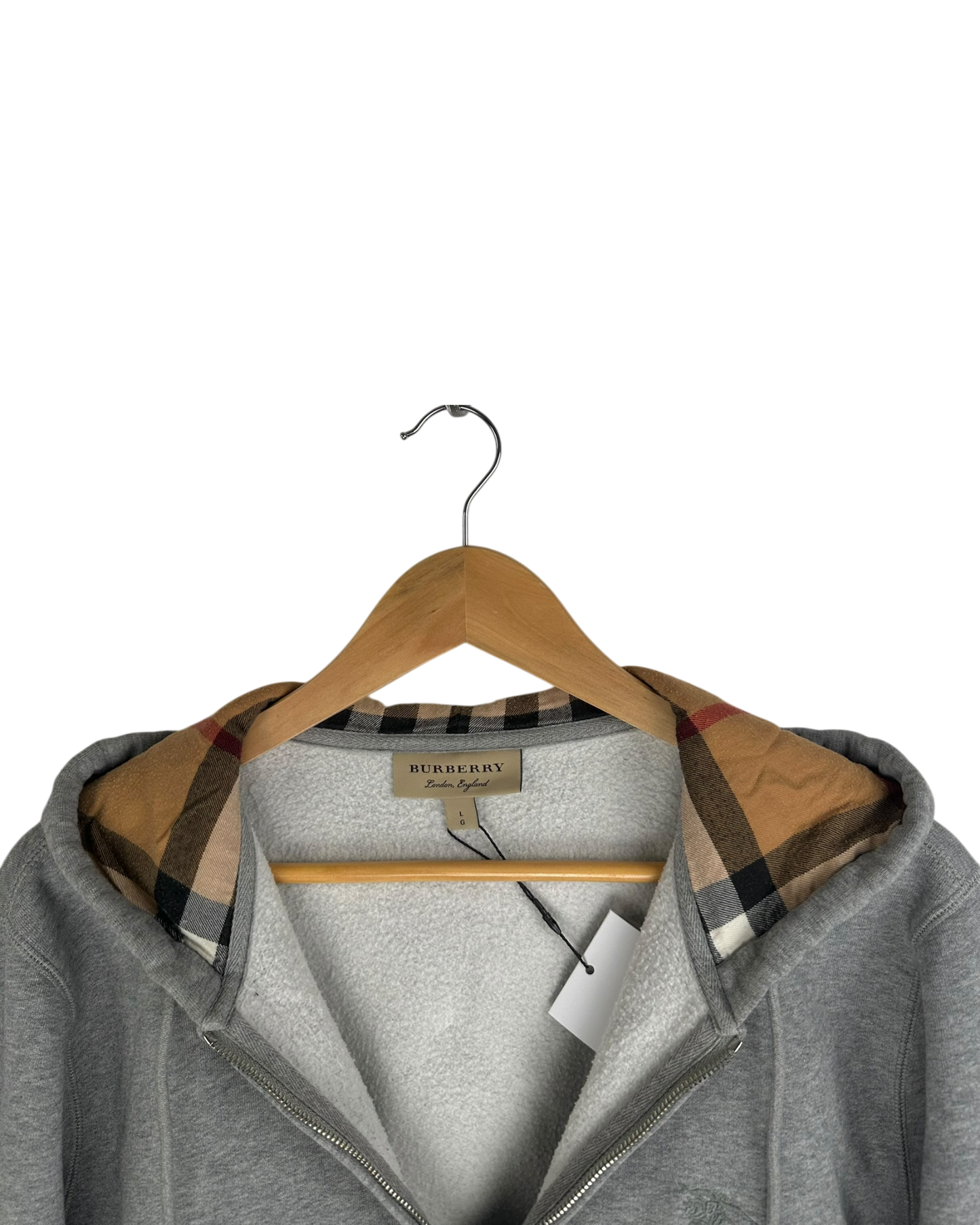 Burberry gilet à capuche