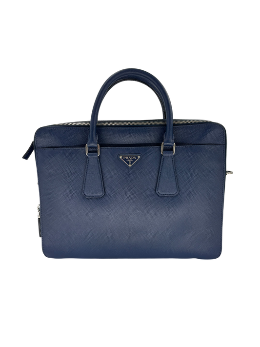Prada Porte-Documents Cuir Safiano