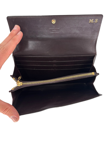 Louis Vuitton Portefeuille Sarah Cuir Vernis