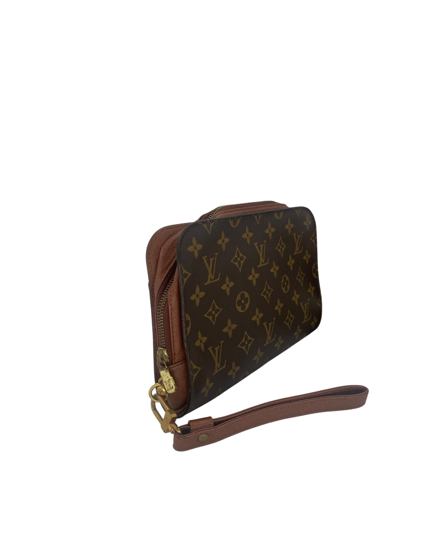 Louis Vuitton Pochette monogram marron