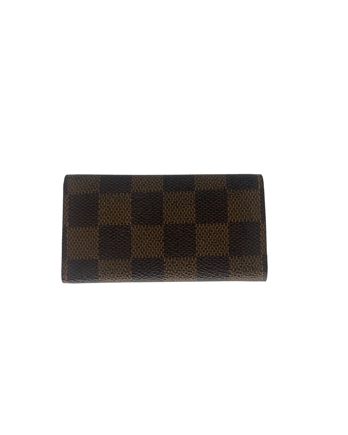 Louis Vuitton Porte-clé cuir damier Ébène
