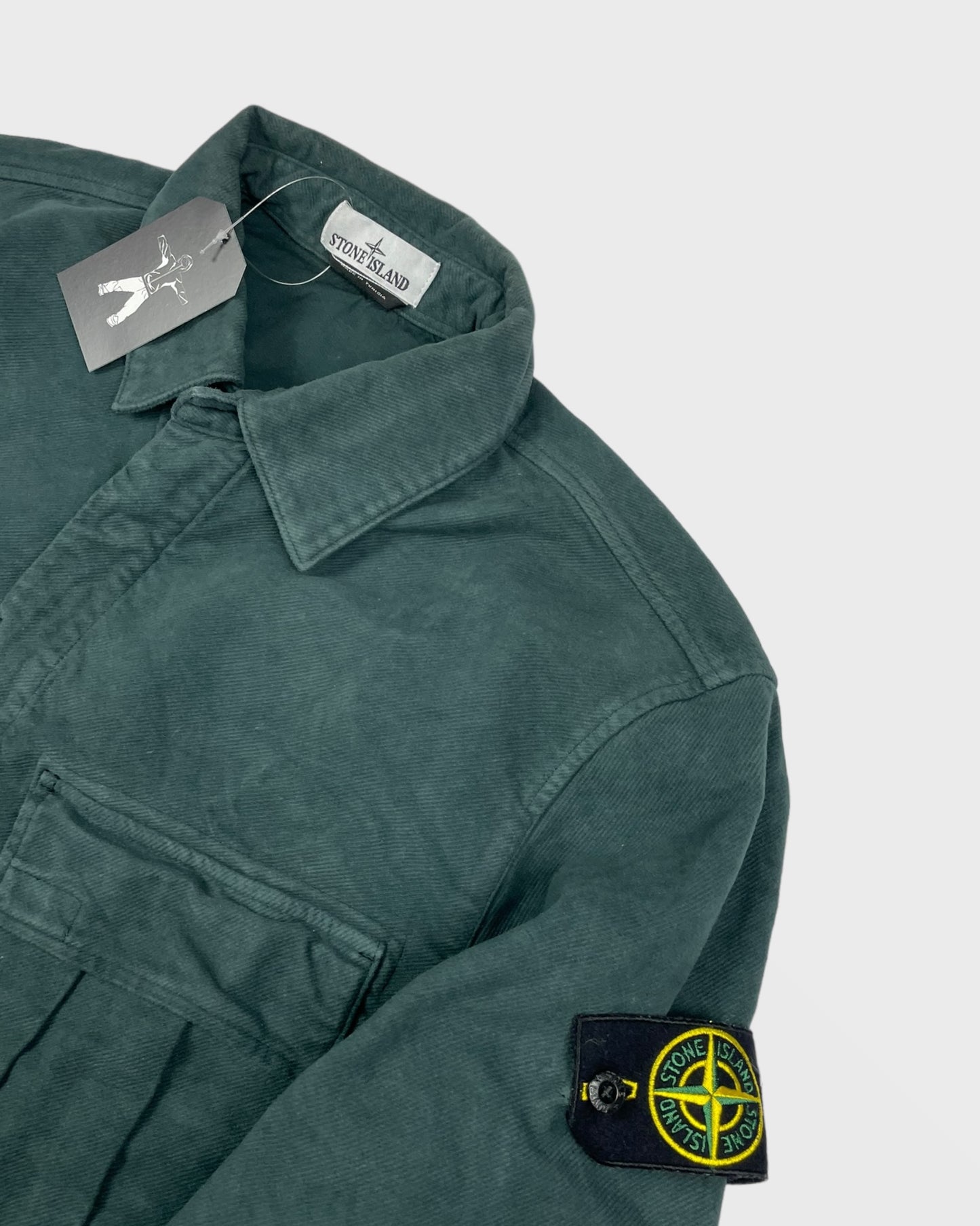 Stone island overshirt / veste vert sapin (L)