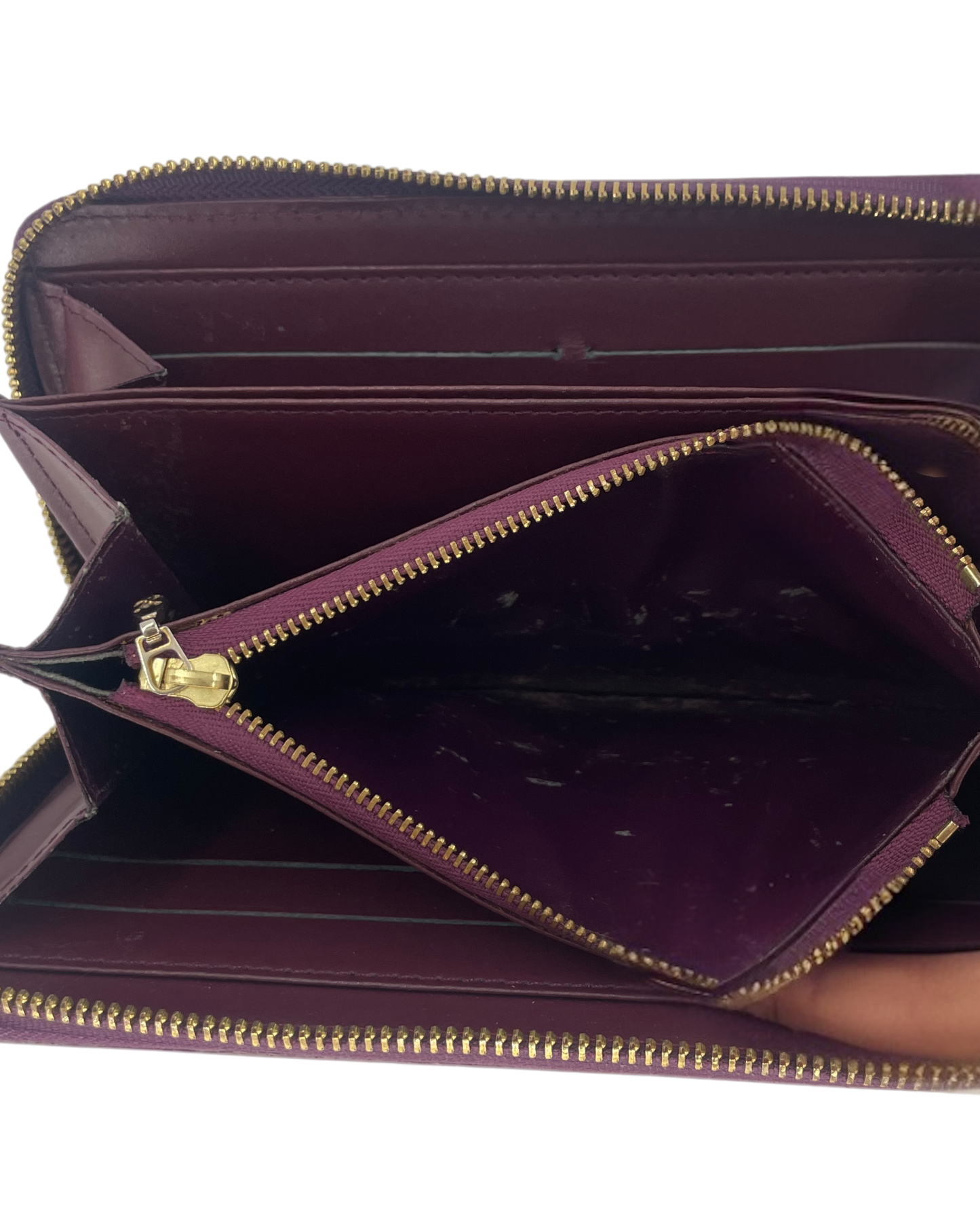 Louis Vuitton Porte-monnaie cuir vernis