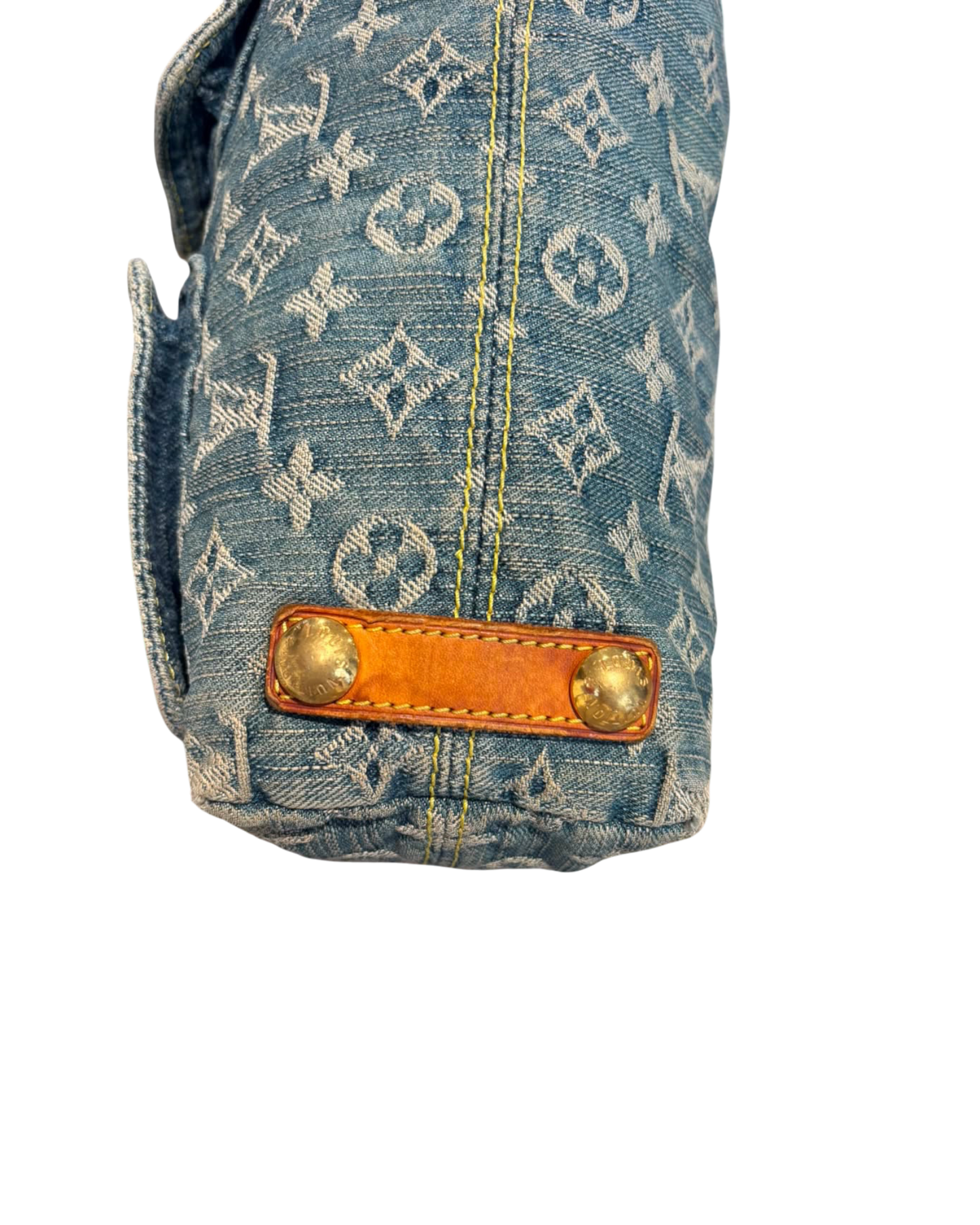 Louis Vuitton Sac porté épaule denim