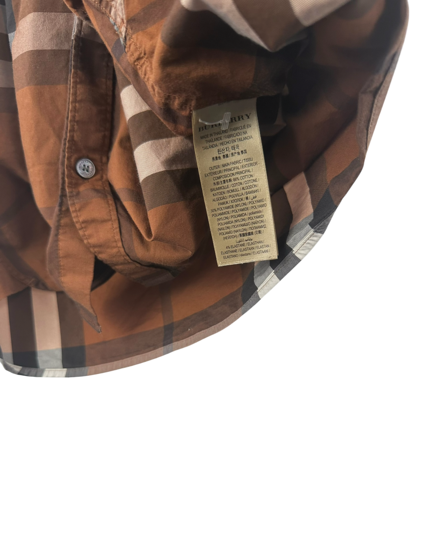 Burberry chemise à manches courtes