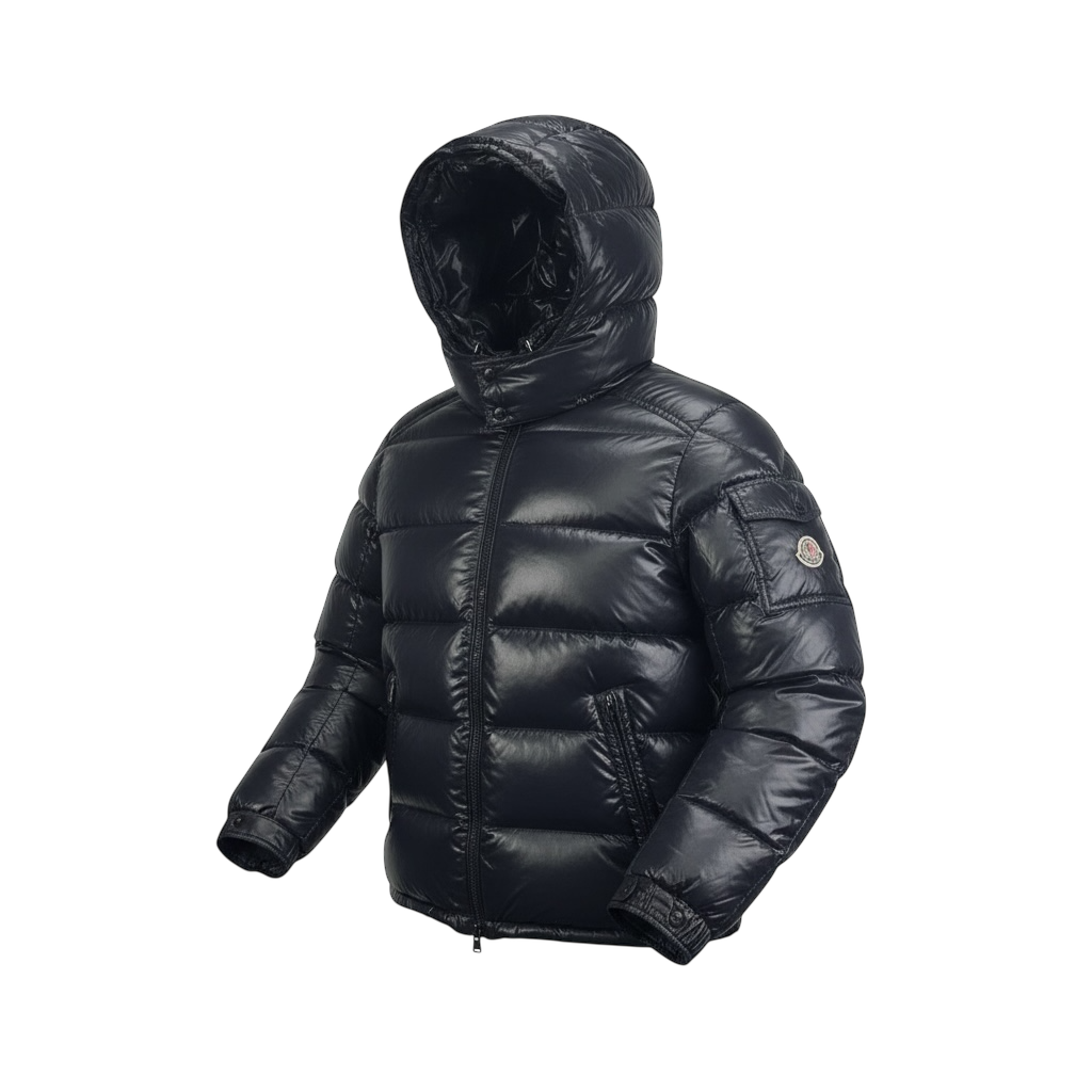 Moncler doudoune Maya noir brillante