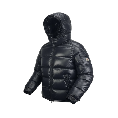 Moncler doudoune Maya noir brillante