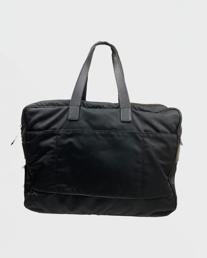 Prada nylon suitcase black