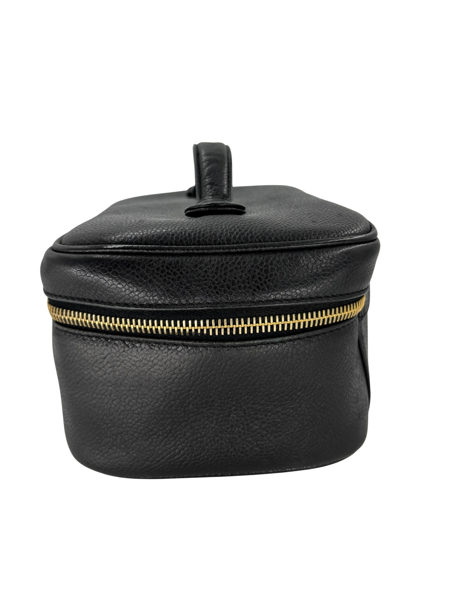 Chanel Vanity en cuir noir