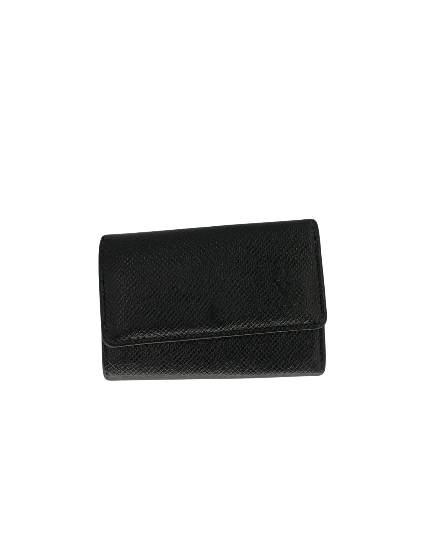 Louis Vuitton Porte-clé en cuir noir