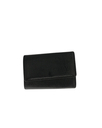 Louis Vuitton Porte-clé en cuir noir