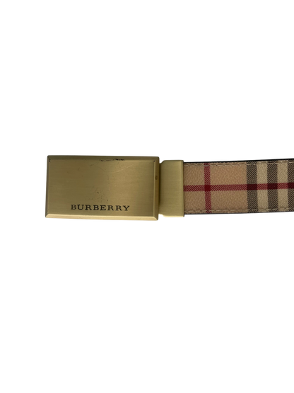 Burberry Ceinture Tartan Beige