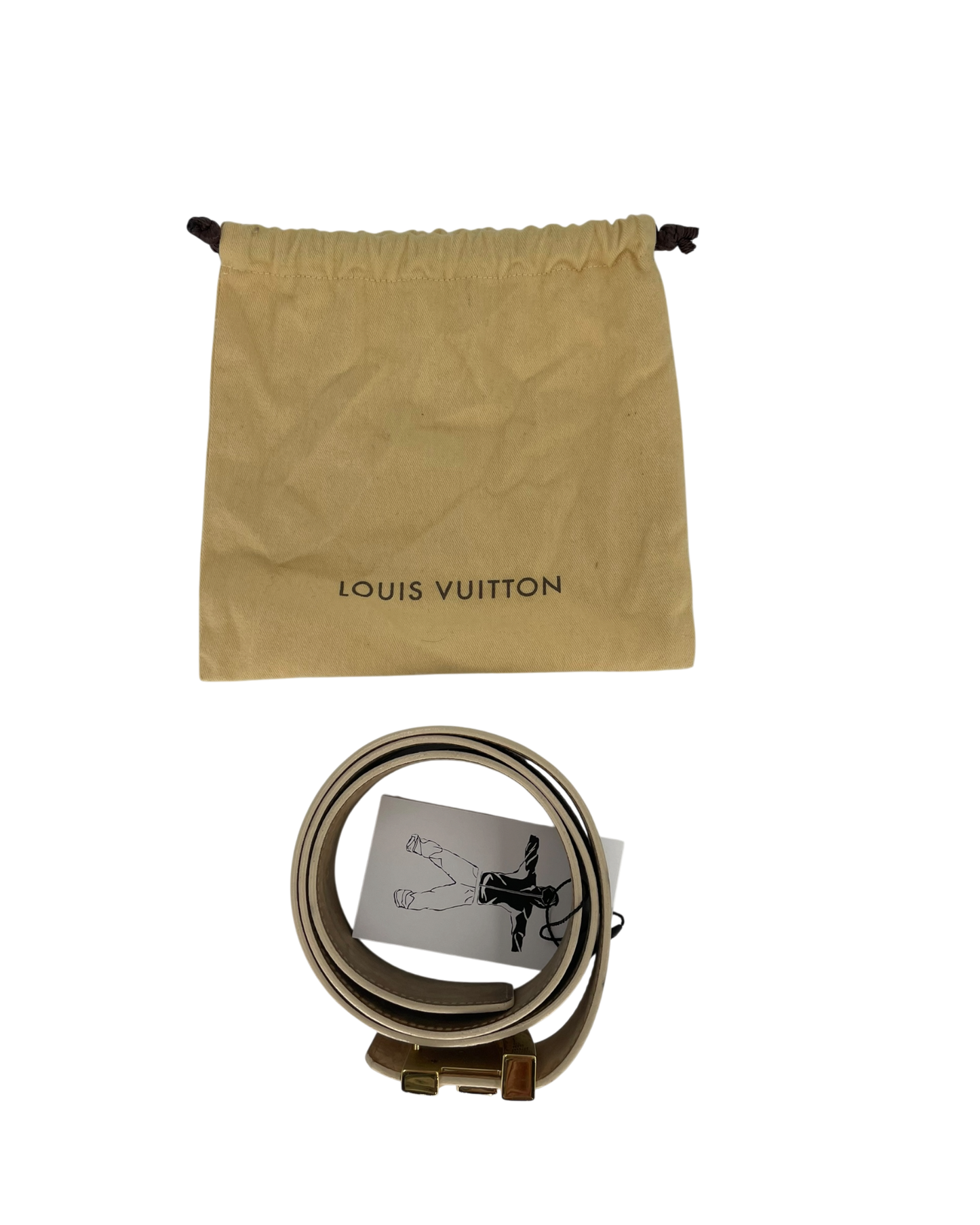 Louis Vuitton ceinture initiale damier