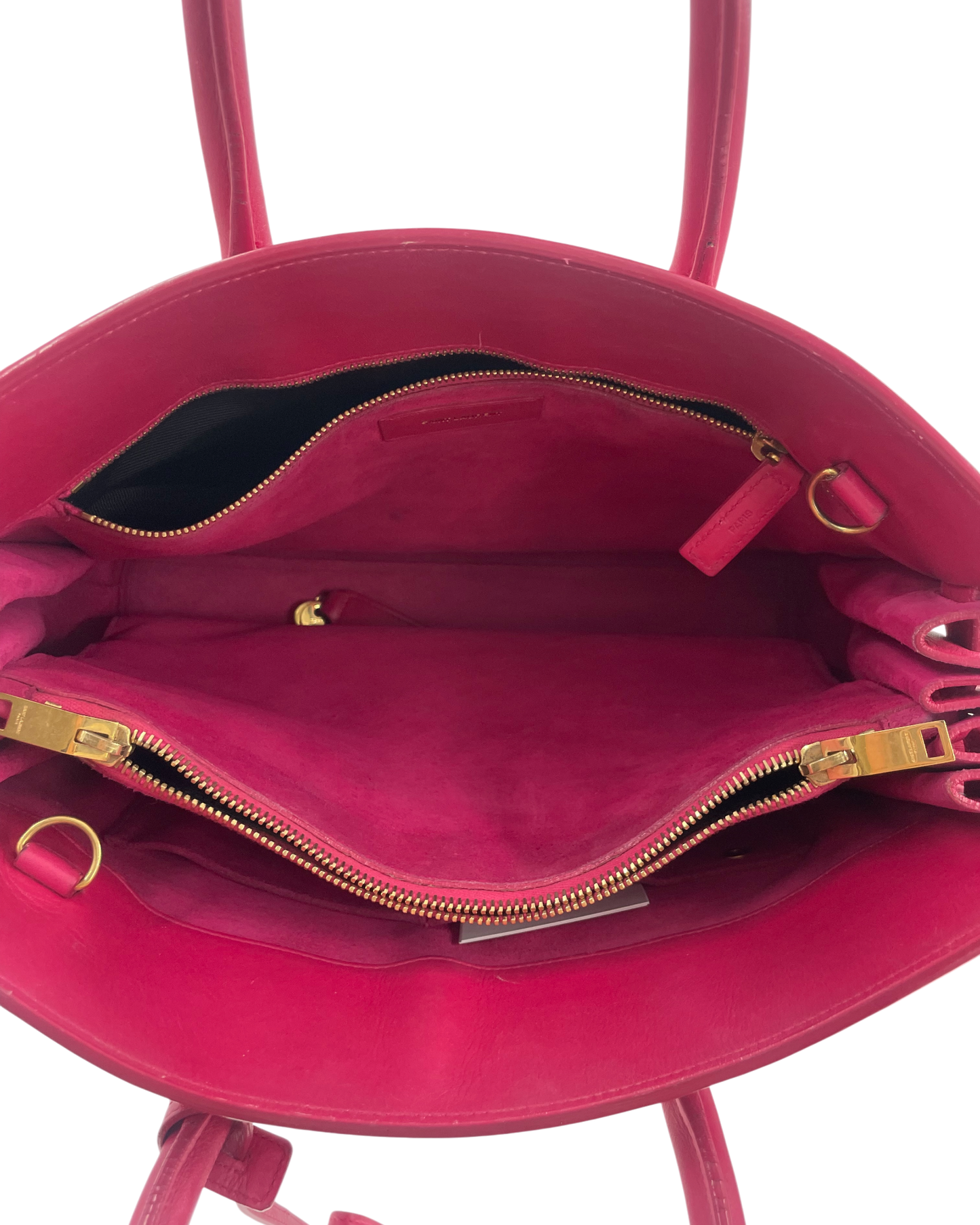 Saint Laurent Sac à main en cuir rose