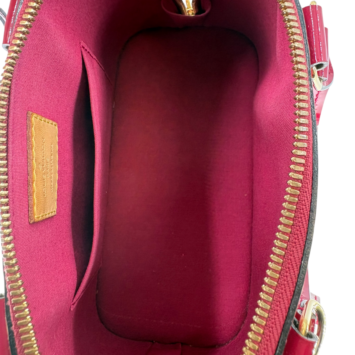Louis Vuitton alma bb cuir vernis avec bandoulière