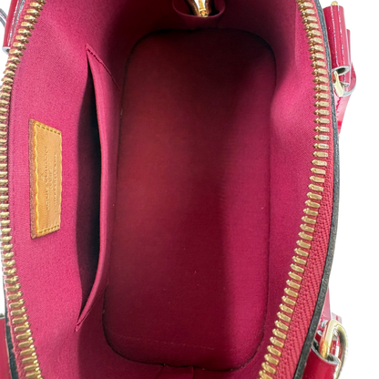 Louis Vuitton alma bb cuir vernis avec bandoulière
