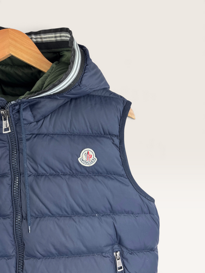 Moncler doudoune sans manches à capuche