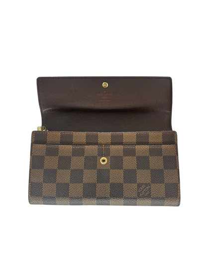 Louis Vuitton Porte-monnaie damier ébène