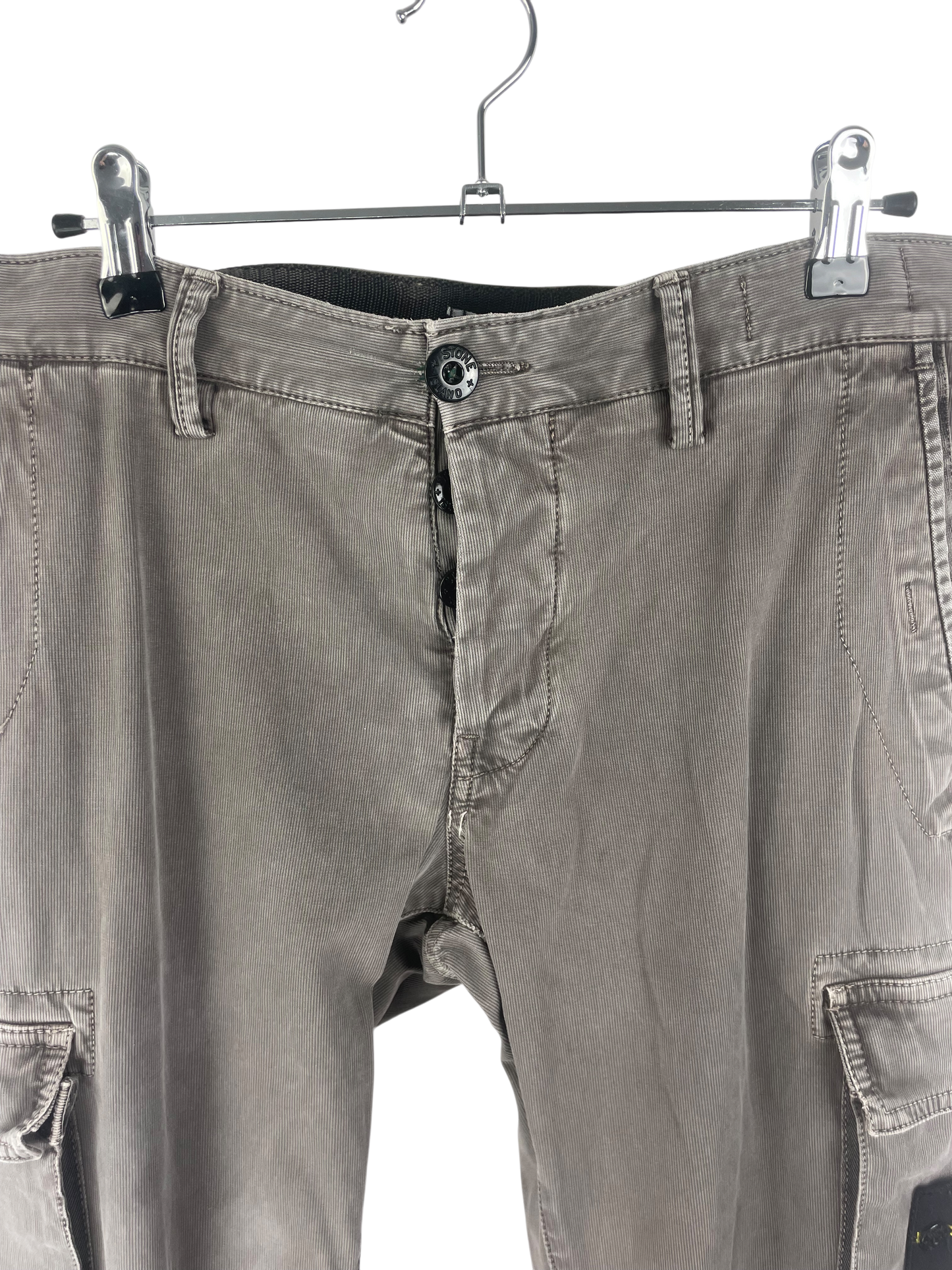 Stone Island pantalon cargo cotelé