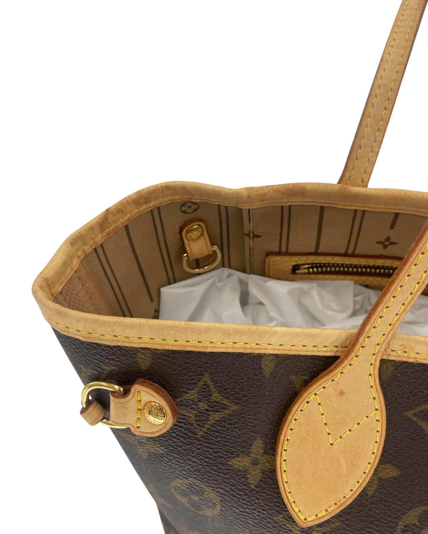 Louis Vuitton sac à main Neverfull monogram marron