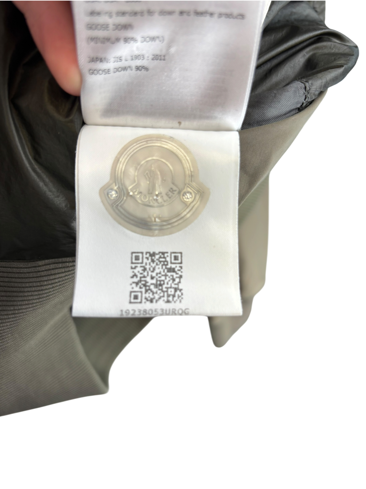 Moncler veste bi-matière