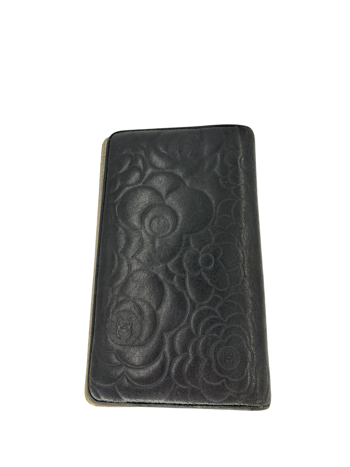 Chanel Portefeuille Cuir Lisse CC