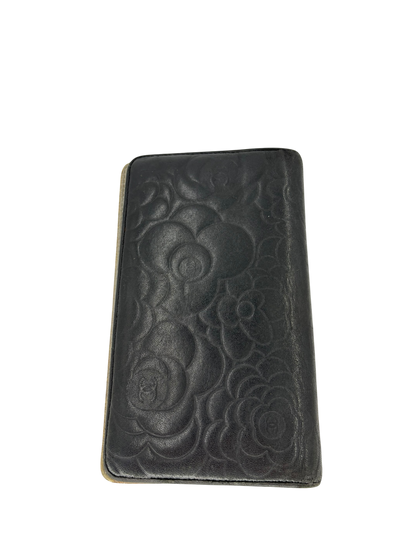 Chanel Portefeuille Cuir Lisse CC